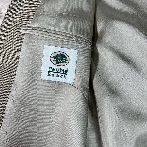 Pebble Beach Men's Vintage Suit Blazer - Picture 9 of 9